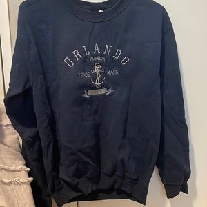 navy blue orlando florida crew neck